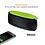 Amkette Trubeats Sonix Hi-Fidelity Bluetooth Portable Speaker with Mic, 9W Output, 8 Hours Playback, Rechargeable, NFC, AUX, Micro SD Card for Smartphone, Tablets & Laptops (Black-Green) image 1
