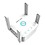 UJEAVETTE® 1200M Dual Frequency Wireless WiFi Signal Extension Amplifier White Us Plug image 1