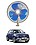 RKPSP 6Inch/12V Portable Oscillating Car/Truck/Bus Fan For Venue image 1