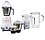 Philips HL1643/06 600W With 4 Jars Juicer Mixer Grinder (White) image 1