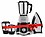 Longway Super Dlx 700 W Mixer Grinder with 3 Jars (Powerful Motor with 1 Year warranty, Black & Gray) & Kwid 750 W Dry Iron (Black & Gray) image 1