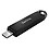 SanDisk Ultra USB Type-C USB Flash Drive, CZ460 64GB, USB Type C 3.1, Black, Super-Thin Retractable, 5Y image 1
