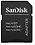 sandisk microsd to sd memory card adapter- Black image 1