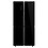 Haier 712 L Frost Free Side by Side Refrigerator  (Black Glass, HRB-738BG) image 1
