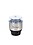 FLORA AND CO Stainless Steel Chutney Jar 400 ML Mixer Jar (PLASTIC BASE) image 1