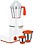 Maharaja Whiteline Novello 500 W Mixer Grinder(White, Orange, 3 Jars) image 1