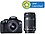 Canon EOS 1300D (EF S18-55 IS II & 55-250 Lens) DSLR Camera 16 GB Card + Carry Case (Black) image 1