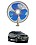 RKPSP 6Inch/12V Portable Oscillating Car/Truck/Bus Fan For Nexon 2020 image 1