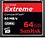 SanDisk 64 GB Extreme Compact Flash Class 10 120 MB/S Memory Card CF 64GB image 1