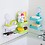 KPS Plastic Double Layer Soap Box Suction Cup Holder Rack Bathroom Shower Soap Dish Hanging Tray Soap Holder Storage Holders image 1