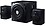 F&D A521X 104 W 2.1 Channel Bluetooth Multimedia Speakers with Subwoofer Satellite Speaker, Remote, Digital FM & USB (Black) image 1