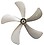Generic 18 Inch 5 Blade ABS Plastic Cooler Fan Clockwise/18 Inch/White image 1