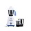 Solidaire SLD-550-WB 550W Mixer Grinder with 3 Jars, White and Blue image 1