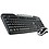 Intex DUO-313 Keyboard and Mouse Combo (Black/Silver) image 1