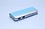Zync PB999 Elegant Power Bank(Sky Blue) 10400 mAh Portable Power, Battery LG Lithium-ion Cell image 1