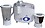 BAJAJ Majesty JMG 450 W Juicer Mixer Grinder (2 Jars, White) image 1
