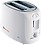Bajaj ATX 4 750-Watt 2-Slice Pop-up Toaster | Dust Cover & Slide Out Crumb Tray | 6-Level Browning Controls | Mid-Cycle Cancel Feature | 2-Yr Warranty by Bajaj | White Electric Toaster image 1