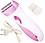 Kemei 3018 Rechargeable Hair Remover Shaver For Men And Women (Pink, White) image 1