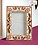 Painted Photo frame in gold work image 1
