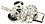Microware Panda Shape Jewellery Designer Pen Drive 4 GB  (White) image 1