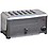 Andrew James Stainless Steel Food Grade 2500 W Commercial 6 Slice Toaster - 1 Year Warranty image 1
