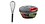 TRS DORI Chopper Vegetable & Fruit Chopper (1) Steel Egg Whisker (1) image 1