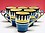 HS HINDUSTANI SAUDAGAR Microwave Safe Hand Painted Ceramic Tea Cup/Coffee Mug Stylish Design with Ergonomic Handles for Ease of Use, Set of 6 image 1