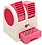 Mini Coller Plastic Flycatcher Fresh Air Cooler with Fragrance USB Fan, 14.5 cm, Pink image 1