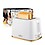 Shelzi Electric 2 Slice Pop-Up Toaster With Automatic Warm Multi-functional For Toast Sandwich Maker, Household Counter-top Kitchen Breakfast Bread baking Machine, Indoor_White image 1