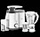 Havells Stainless Steel Endura Cresta Juicer Mixer Grinder, 500W, 4 Jar (White And Grey), 500 Watts image 1
