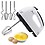 K MORE PROFESSIONAL 260 Watt Hand Mixer Hand Blender with 4 Pieces Stainless Blender, Bitter for Cake/Cream Mix, Food Blender, Beater for Kitchen || Beater for Cake (White) image 1