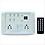 Carolight Remote Controlled Switcher For 4 Lights And 1 Fan, White image 1