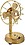 Artistic Handicrafts Brass Decorative Fan (17 cm x 9 cm x 9 cm, Gold) image 1