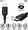ImagineDesign Inkax REVERSIBLE Wire Micro USB Cable 2.4 Amp: Premium, Tangle free, Fast Charging & High Speed Data Sync with 4.9 Feet (1.5 mtr) Length for most Android phones, power banks etc. image 1