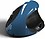 microware 2.4g USB Wireless Vertical Mouse Rechargeable Ergonomic Optical Computer Mouse with 3 Adjustable dpi 1000/1200/1600 Levels 6 Buttons for Laptop, pc, Computer, Desktop, Notebook Wireless Optical Gaming Mouse  (2.4GHz Wireless, Black) image 1