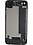 Back/Rear Cover Replacement Housing Panel for Apple iPhone 4 (Black) + Screen guard image 1