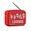 Saregama Carvaan Mini 2.0 Bengali- Music Player with Bluetooth/FM/AM/AUX (Sunset red) image 1
