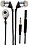Azodia Zipper in-Ear Round Wired Headphone Without Mic,Black image 1