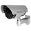 R RUNILEX Dummy Security Bullet Camera with No Video Capture Resolution and No Alert Fake CCTV Camera for Indoor Outdoor Home & Office (Silver Color) image 1
