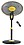 V-Guard Finesta Remote 400mm 400 mm 3 Blade Pedestal Fan  (Black, Yellow, Pack of 1) image 1