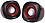 Intex IT-355 2.0 Multimedia Speakers - Black and Red image 1