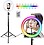 SKY BUYER 12" Selfie Ring Light with 55" Extendable Tripod Stand with Remote & Flexible Phone Holder for Live Stream/Makeup, Desktop Led Camera Ringlight image 1