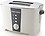 Black & Decker ET122 800 W Pop Up Toaster  (White) image 1
