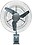 Bajaj Supreme Plus 220-Watt Air Circulator Wall Fan (Silver Grey) image 1