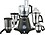 Preethi MG-218 Zodiac 750 Juicer Mixer Grinder (5 Jars, Black/Light Grey) image 1