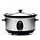 Haden Stainless Steel Slow Cooker, 3.5 litres | 3 Settings, Warm, Low and High | Power Light Indicator | Glass Lid For Easy Viewing image 1