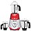Su-mix 600-watts Rocket Mixer Grinder with 3 Stainless Steel (Chutney Jar, Liquid Jar and Dry Jar) EPA460, RedSilver image 1