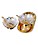 Rangsthali New Designer Elegant Gold & Silver Plated Bowl with Spoon and Tray Set image 1