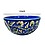 India Meets India Handmade and Hand Decorated Crafted Khurja Pottery Ceramic Multi Purpose Serving and Storage Bowl, 4x8 Inch, Blue image 1