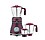Bajaj Ivora 800W Mixer Grinder with Anti-Bacterial Coating and Nutri-Pro Feature, 3 Jars, Crimson Red |800 watts | Acrylonitrile Butadiene Styrene image 1
